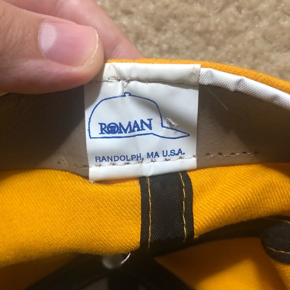 RARE Vintage Pittsburgh Pirates Cooperstown Collection Fitted Hat Sz 6 3/4 - Picture 7 of 9